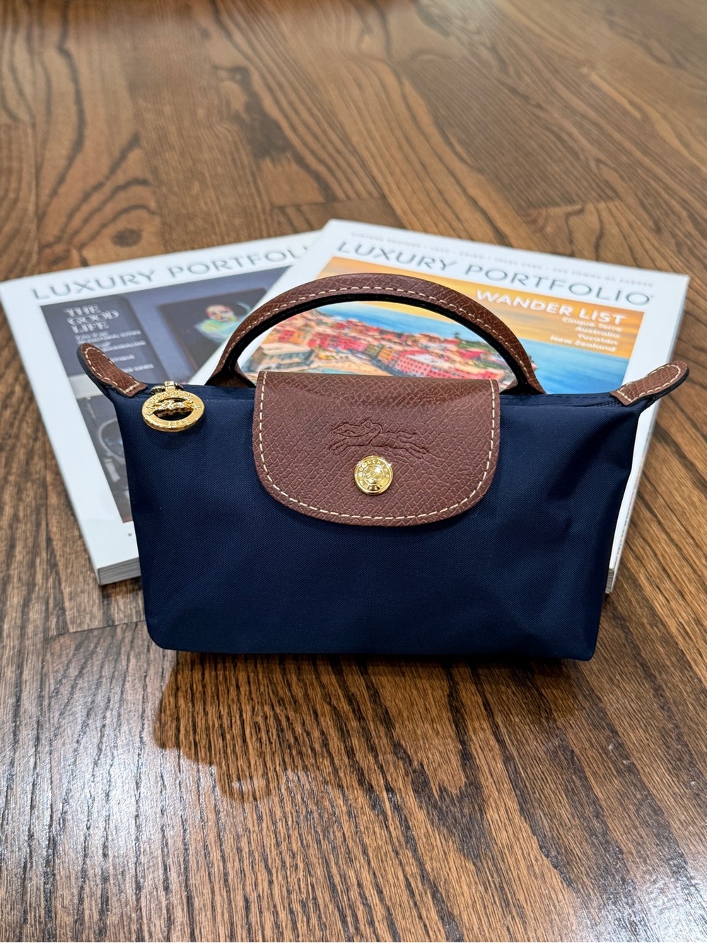 LONGCHAMP LE PLIAGE ORIGINAL POUCH WITH HANDLE